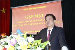 Tỉnh Bắc Kạn: Gặp mặt cán bộ cao cấp Quân đội nghỉ hưu, nghỉ công tác trên địa bàn và bàn giao chức vụ Bí thư Đảng ủy Quân sự tỉnh